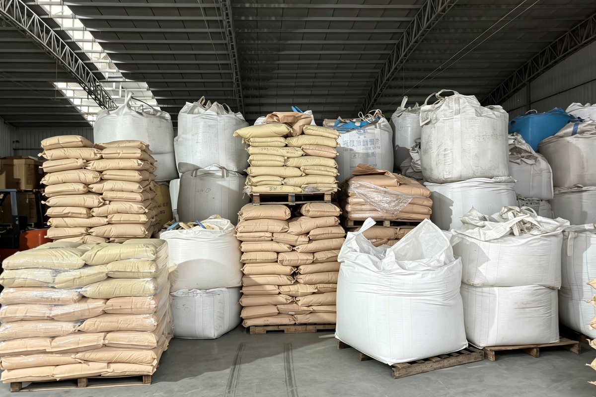 成品包装 · 吨包 / 25kg 袋 / 自动称重 / 标识齐全